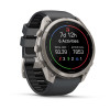 Garmin Fenix 9 Pro – 51mm Titan mit Graphit/Schwarzem Silikonarmband Smartwatch