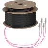 EFB Glasfaser-Hauptkabel OM4, 4 Fasern, LC-LC, 130 m, LSZH