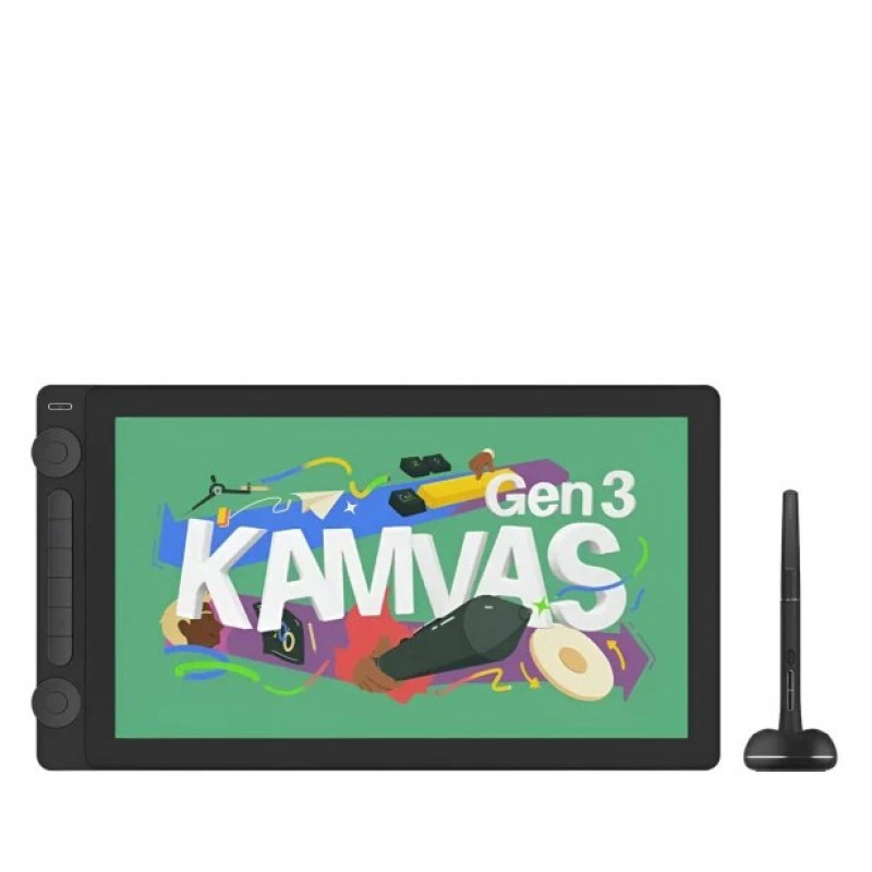 HUION Kamvas 16 Gen 3 Grafiktablett mit Display