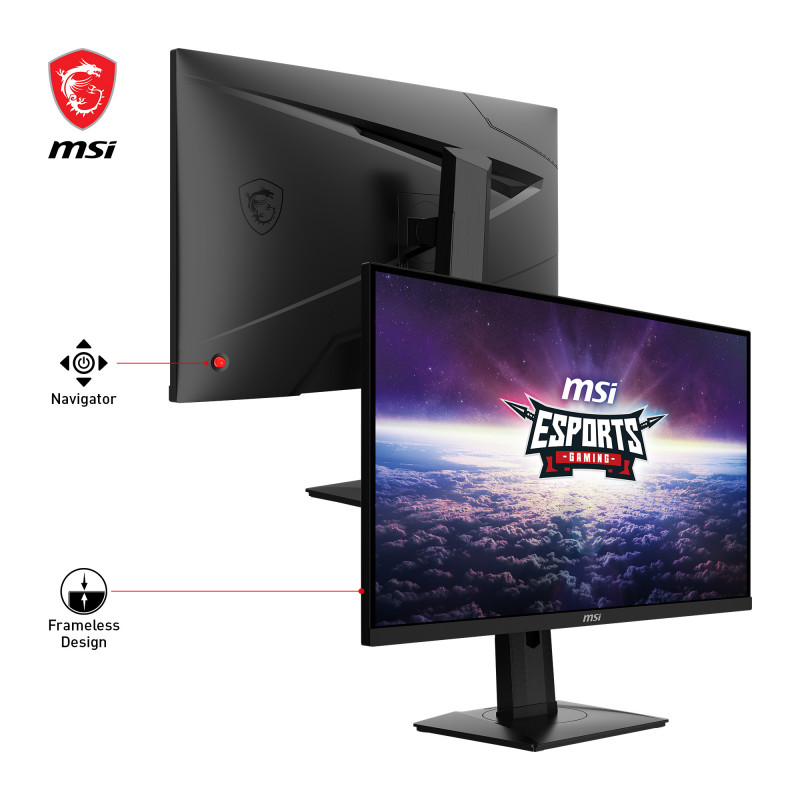 MSI G274QPXDE 68,6cm (27) QHD IPS Gaming-Monitor 16:9 HDMI/DP/USB-C PD65W 240Hz