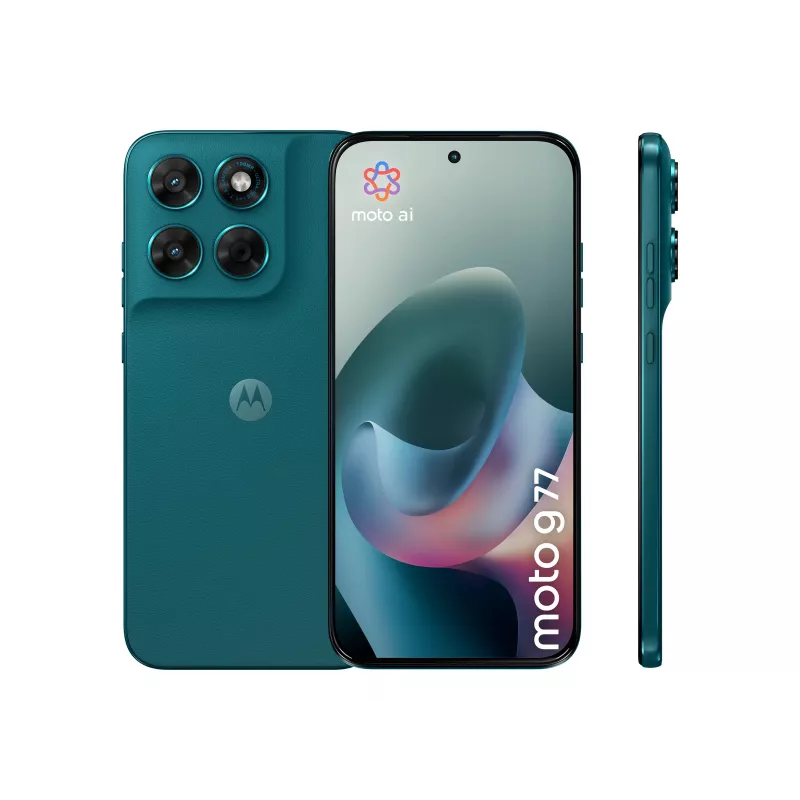 Motorola G77 8GB/128GB Smartphone, 6,78 inch pOLED, 5200 mAh, IP64, Dual-SIM, Pantone Shaded Spruce (XT2621-2)