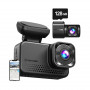 REDTIGER VC70 Wi-Fi 4K + 2,5K Dashcam mit 128GB Karte