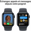 Apple Watch SE (GPS) 40 mm, Aluminiumgehäuse Mitternacht mit Sportarmband Mitternacht – S/M