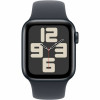 Apple Watch SE (GPS) 40 mm, Aluminiumgehäuse Mitternacht mit Sportarmband Mitternacht – S/M