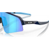 Oakley Sutro Lite Sweep Fahrrad-Sonnenbrille, Mattschwarz / Prizm Saphir
