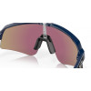 Oakley Sutro Lite Sweep Fahrrad-Sonnenbrille, Mattschwarz / Prizm Saphir
