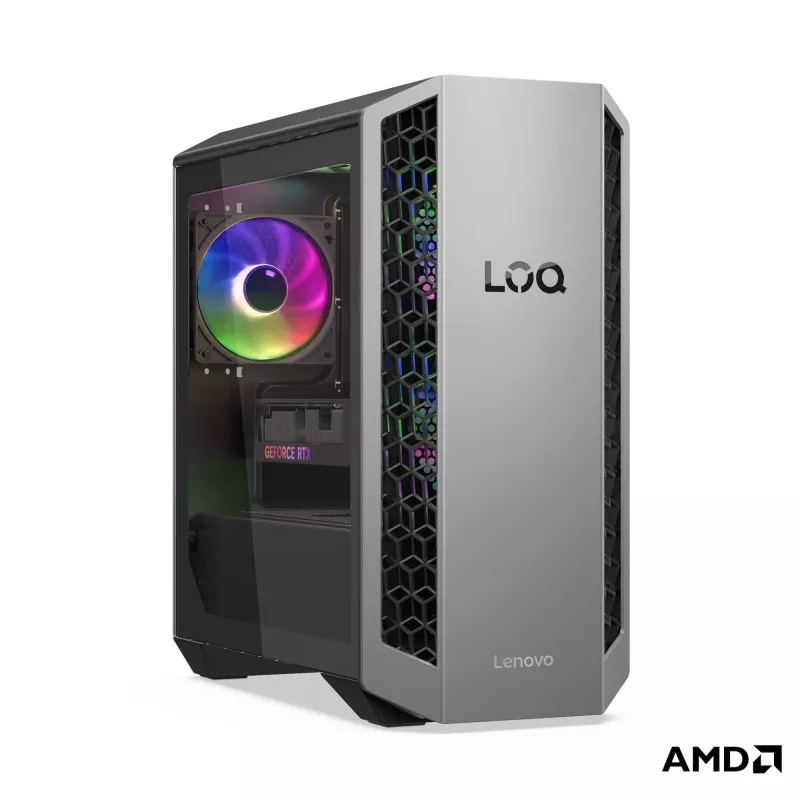 Lenovo LOQ Tower 26ADR10 Desktop-PC - AMD Ryzen 7 8745HX, 32GB RAM, 1TB SSD, NVIDIA GeForce RTX 5050 8GB, Windows 11 Home