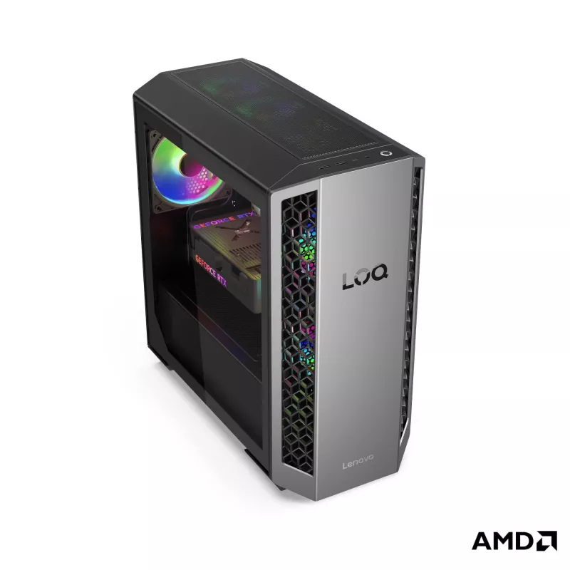 Lenovo LOQ Tower 26ADR10 Desktop-PC - AMD Ryzen 7 8745HX, 32GB RAM, 1TB SSD, NVIDIA GeForce RTX 5050 8GB, Windows 11 Home