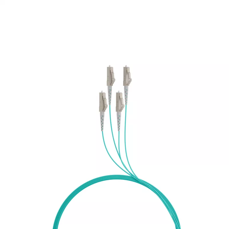 EFB-Elektronik OM3 Trunk-Kabel U-DQ(ZN)BH, 4 Fasern, 1x4 LC-LC, 30 m, Dca, LSZH (O8303S30OM3)