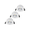Shelly PbS Hilux DS8 Smart LED-Einbau-Spotlight, 3er-Pack, 2200-6500K, CRI95, 600 lm, Bluetooth, Wi-Fi, Weiß