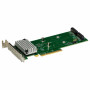 Supermicro AOC-SLG4-2H8M2-O 2-Port M.2 NVMe/SATA RAID 0/1 Trägerkarte, Low-Profile PCIe 4.0 x16