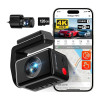 REDTIGER F4 Pro WiFi 4K + 1080p 128GB Dashcam