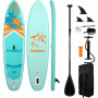 Funwater Aufblasbares SUP Paddleboard 3,5 m, Türkis (SUPFW70A)