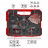 Einhell 708136 Multifunktionswerkzeug-Zubehörset, 35 Teile, im XL-PLUS-CASE