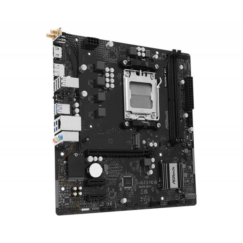 ASRock A620AM-P WIFI Mainboard, AMD A620A, Sockel AM5, microATX