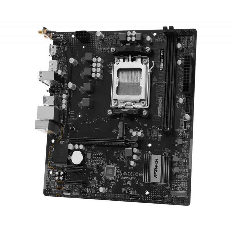 ASRock A620AM-P WIFI Mainboard, AMD A620A, Sockel AM5, microATX