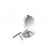 simplehuman Faltspiegel mit Sensor, 12 cm, wiederaufladbar, gebürsteter Edelstahl