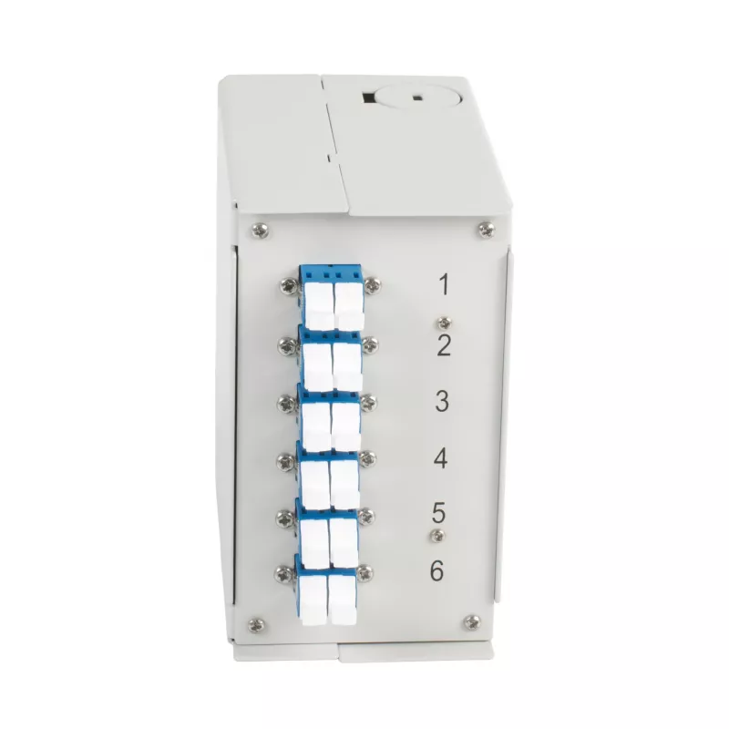 EFB Elektronik Hutschienenbox OS2 G652D, 12x LC Pigtail, 6x LC-Duplex-Kupplung (BHS70921.12)