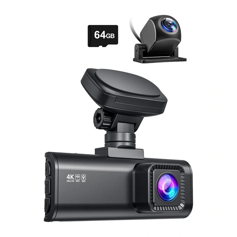 REDTIGER F7N (64G) WiFi 4K + 1080p Dashcam