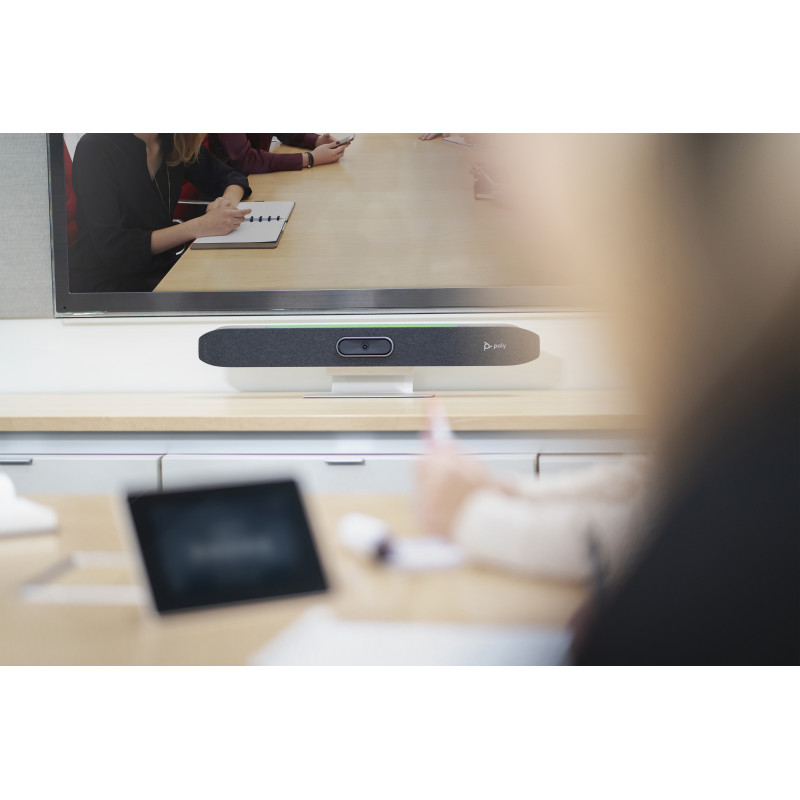 Poly Studio X50 All-in-One-Videoleiste, EMEA-INTL Englische Lokalisierung, Euro-Stecker (83Z44AA#ABB)