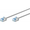 Goobay Slim Cat6a U/FTP Patchkabel RJ45, 1 m, Grau