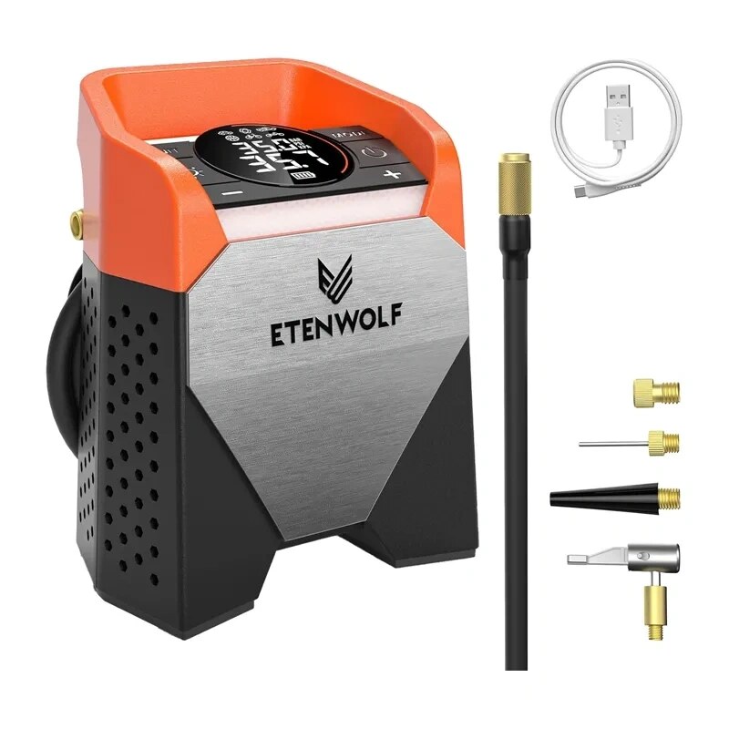 Etenwolf S5 Akku-Reifenpumpe, 11,03 bar, 15.600 mAh