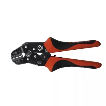 C.K Tools T3680A Crimpzange für isolierte Kabelverbinder, 0,25-2,5 mm²