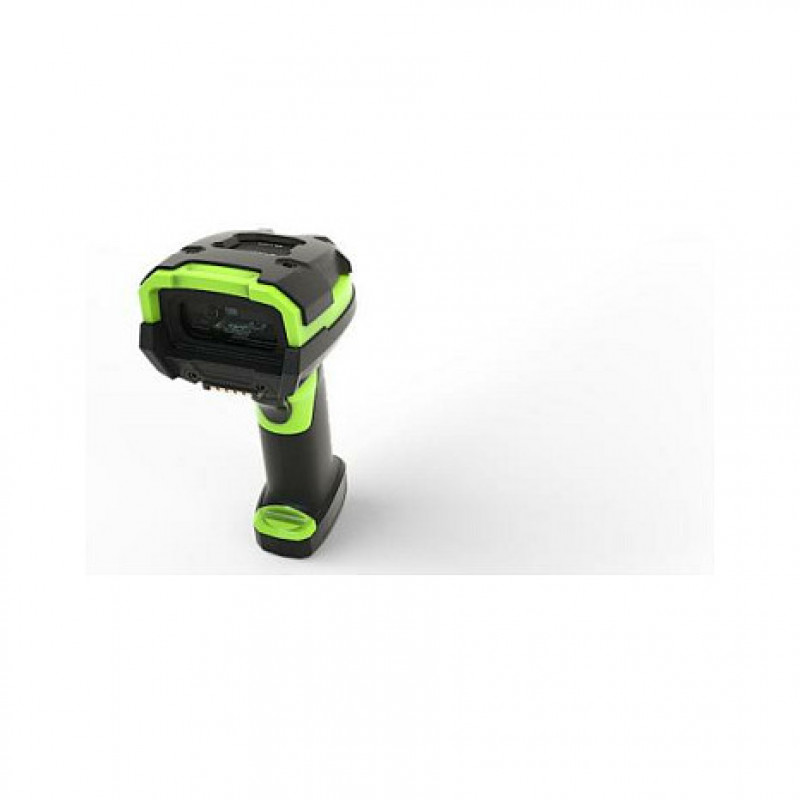 Zebra LI3608 robuster kabelgebundener Linear-Imager-Barcode-Scanner, erweiterte Reichweite, Industriegrün, Vibration