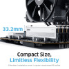 KLEVV Fit V 32GB (2x16GB) DIMM 6000MHz CL28 Speicherkit, Schwarz (KD5AGU880-60B280F)