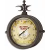TFA 603011 Quarz-Wanduhr, Antik, Schwarz