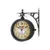 TFA 603011 Quarz-Wanduhr, Antik, Schwarz