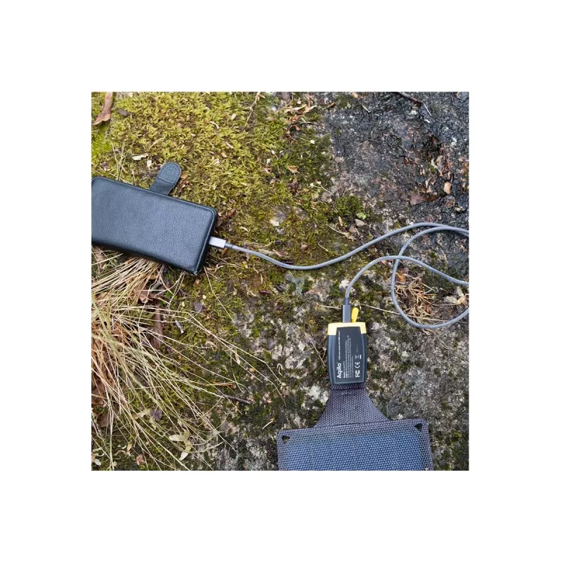 Aqiila Sunbird P21 - Faltbares Solarladegerät mit USB-C-Anschluss