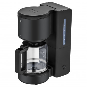 WMF Stelio Kaffeemaschine mit Glaskanne, Tiefschwarz (412150071)