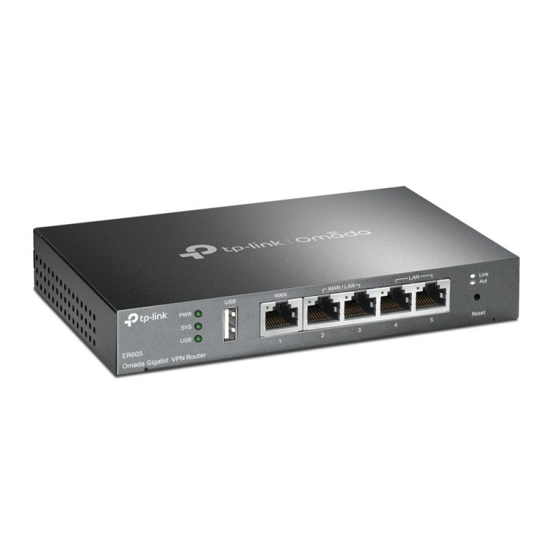 TP-Link ER605 (TL-R605) Gigabit-VPN-Router, Schwarz
