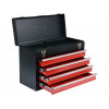 Yato YT-08874 Kleinteile-/Werkzeugbox Edelstahl Schwarz, Rot