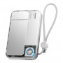 SHARGE ICEMAG 3 Powerbank, 10.000 mAh, 25 W Qi2, 35 W USB-C, weiß