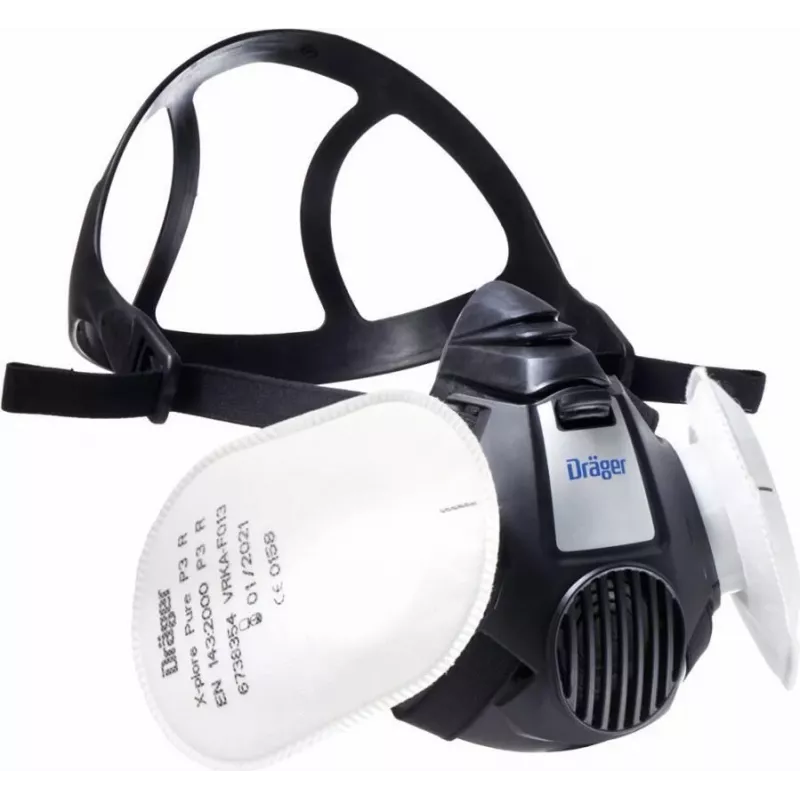 Dräger X-plore 3500 Halbmaske Handwerker-Set mit 2x FilterPure P3 (R56960)