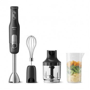 PHILIPS 3000 Serie Stabmixer mit Schneebesen, 1000W (HR2563/00)