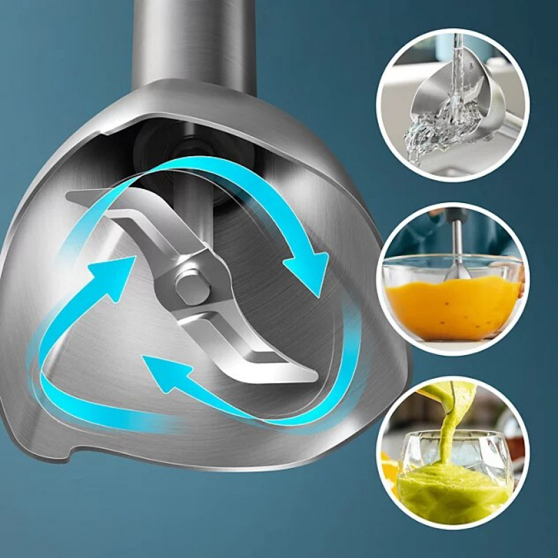 PHILIPS 3000 Serie Stabmixer mit Schneebesen, 1000W (HR2563/00)