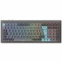 Ducky Cushion 98 Gaming-Tastatur, 96%, DE Layout (ISO), Shush Red Switches - Nickel (DKCUS2598-DSDEPHCC3H1)