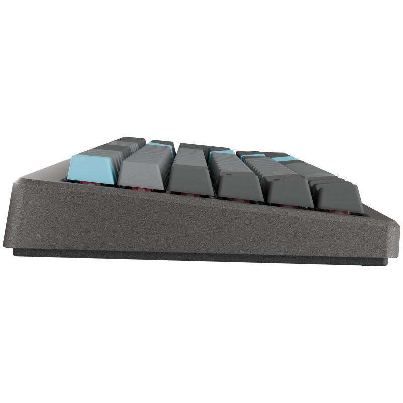 Ducky Cushion 98 Gaming-Tastatur, 96%, US-Layout (ANSI), Shush Red Switches - Nickel (DKCUS2598-DSUSPHCC3H1)