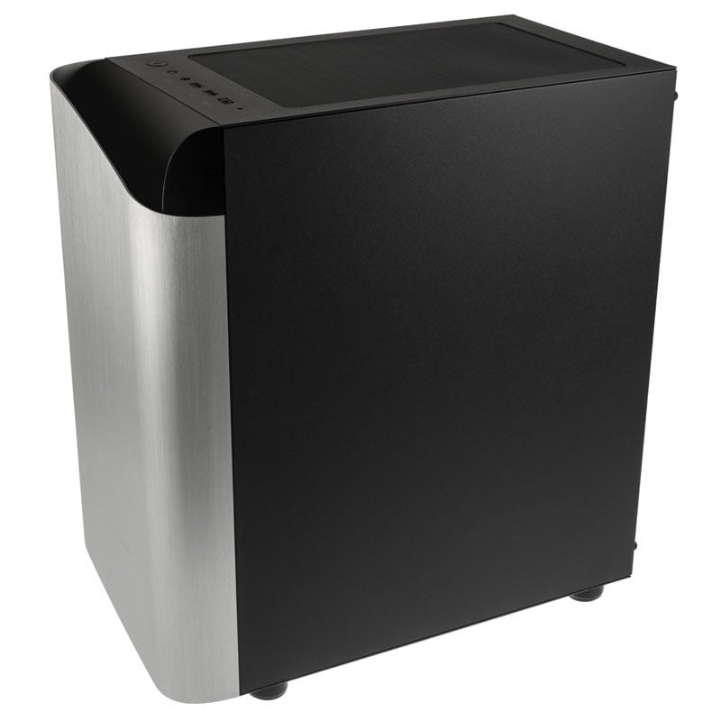 SilverStone Seta A1 Mid Tower, Tempered Glass - schwarz/silber