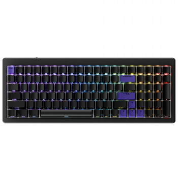 Ducky Cushion 98 Gaming-Tastatur, 96%, US-Layout (ANSI), Shush Red Switches – Mattschwarz