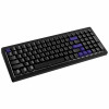 Ducky Cushion 98 Gaming-Tastatur, 96%, US-Layout (ANSI), Shush Red Switches – Mattschwarz