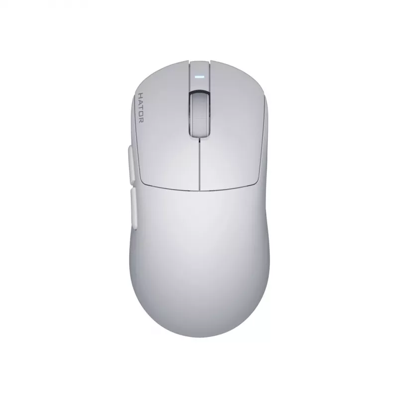 Hator Quasar 3S Ultima Wireless Gaming-Maus, Weiß (HTM661)