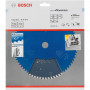 Bosch Kreissägeblatt Expert for Aluminium Ø 210 mm, 72 Zähne, Bohrung 30 mm (2608644105)