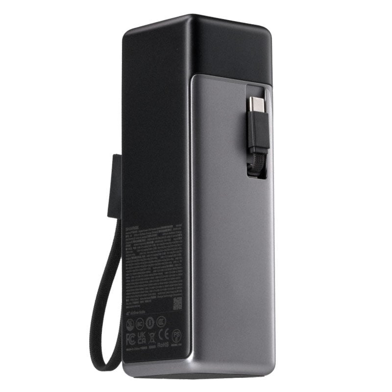 SHARGE HyperTower 170 Powerbank, 25.000 mAh, 170 W, 4-in-1, Schwarz