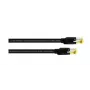 Cordial Cat5e S/UTP Patchkabel RJ45, 0,3 m, Schwarz
