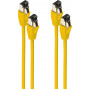 shiverpeaks Cat8.1 F/FTP Patchkabel, 7,5 m, Gelb