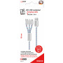 2GO USB-Kabel USB-B zu USB-C/Micro-USB-B/Lightning, 1,5 m, Mehrfarbig